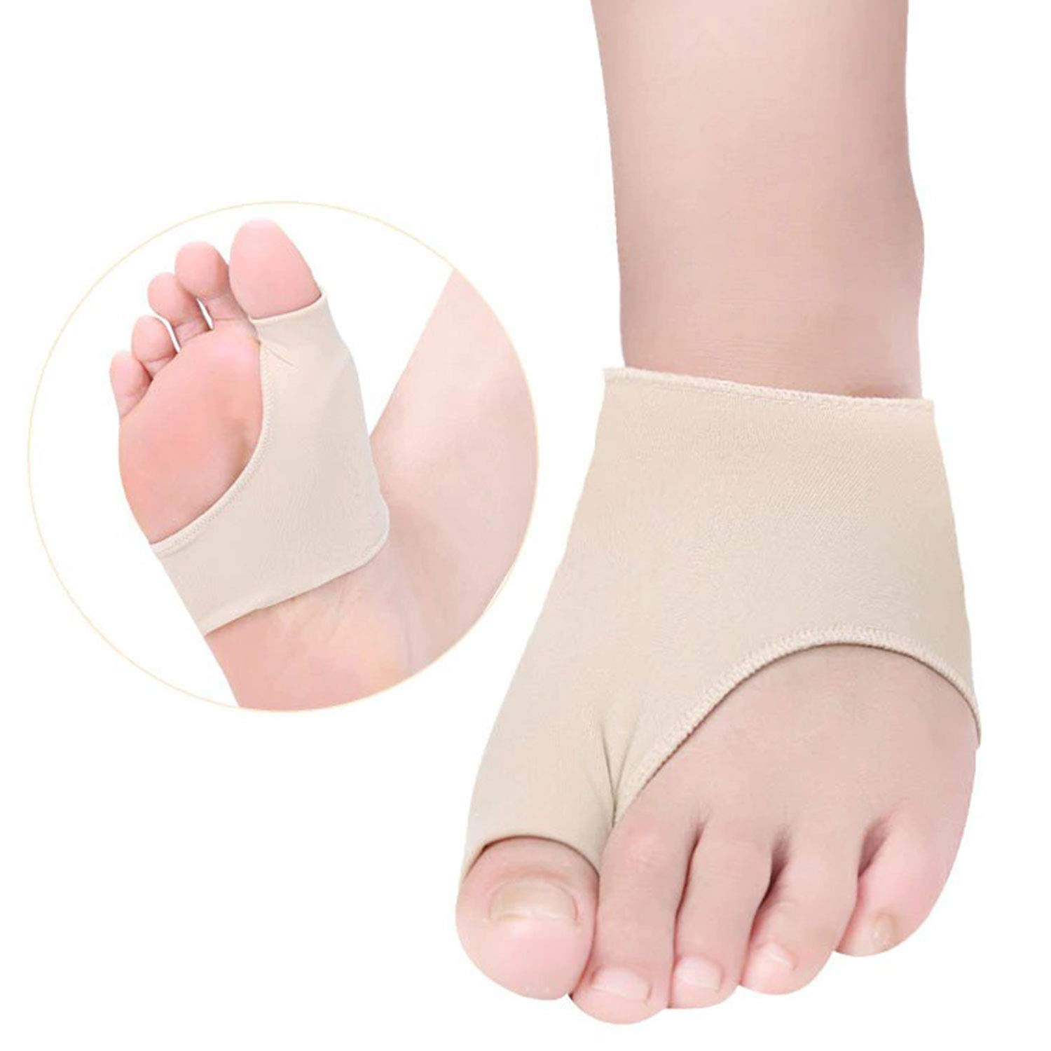 Pedimend™ Big Toe Foot Protector Support Sleeve | Bunion Pain Relief Cushion | Foot Gel Separator | Tailors Bunion Corrector Gel Pad | Arthritis Foot Claw Toe Support | Blister Relief