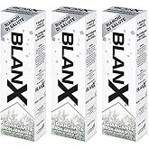 BlanX: Whitening Toothpaste with Arctic Lichens * 2.54 Fluid Ounces (75ml) Tubes (Pack of 3) * [ Italian Import ]