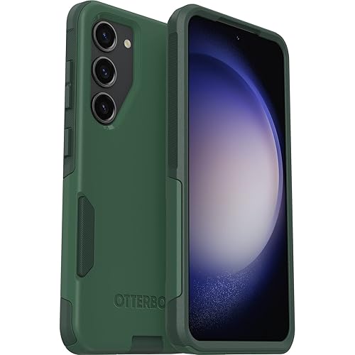 OtterBox Galaxy S23 Commuter Series Case - Trees Company (Green), Slim & Tough, Pocket-Friendly, with Port Protection