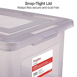 STAPLES Hanging File Folder Box, Storage Bin