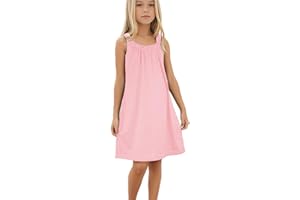 TongKiKi Girl's Beach Swim Cover Up Summer Sleeveless Tank Halter Dresses