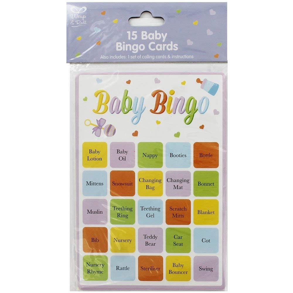 Wrap And Roll Baby Shower Baby Bingo