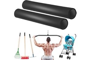 Taeku Foam Handle Grip Covers – 1 Pair Anti-Slip Tubing Sleeves for Fitness Equipment, Tools, Garden Handles
