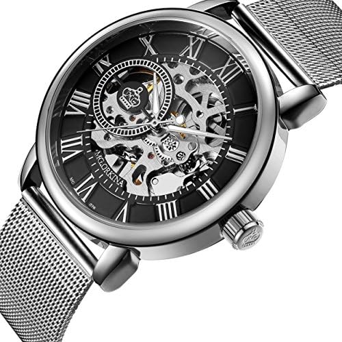 Sweetbless Wristwatch Men’s Royal Classic Roman Index Handwind Mechanical Watch