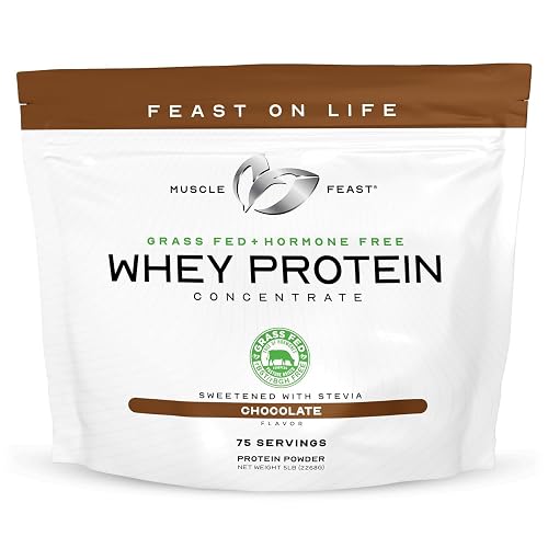 Muscle Feast Grass-Fed Whey Protein Concentrate Powder, All Natural ...