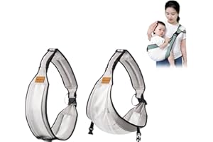 HEWMAW Baby Sling Carrier,Toddler Carrier,Baby Sling,Portable and Adjustable Non-Slip Hip Seat Carriers 10-45lbs(Grey,Mesh)