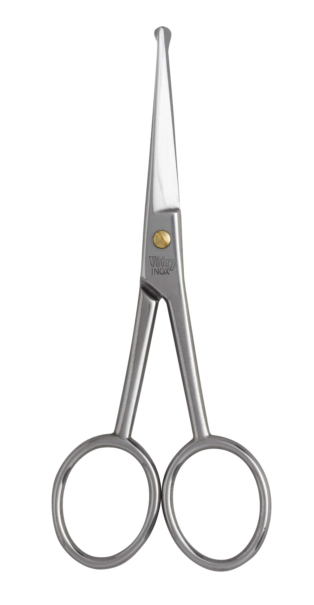 Vitry Shiny Stainless Steel Nose Scissors