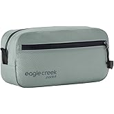 eagle creek Pack-It Isolate Quick Trip - Compact Travel Toiletry Bag for Optimizing Luggage Space - Lightweight - Water-Resistant - Easy-Grab Zipper - Sustainable Materials - Small - Storm Grey