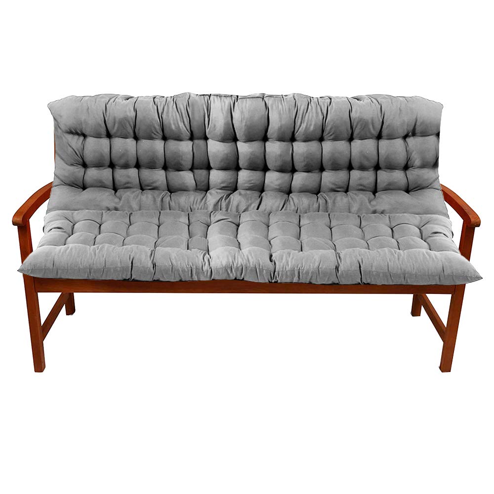 Amazon.de Enjoygoeu Bankauflage mit Rückenteil Bequeme Polsterauflage