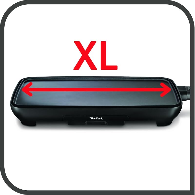 Málaga, Plancha de Asar de 2000W, Grill Eléctrico Antiadherente XL