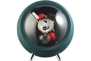 OMANA Watch Winder for Automatic Watches – Single Watch Winder Box with Silent Motor, Type-C & Battery Power – Automatic Watc