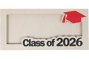 TOMETURE Wooden Graduation Money Holder - 2026 Grad Money Box for High School College Student - Graduation Gifts for Commemor