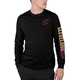 Junk Food NBA Mens NBA - Vertical Logo - Officially Licensed Adult Long Sleeve Fan Tee for Men and Women
