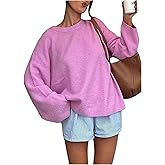 GORGLITTER Women's Oversized Knit Sweater Dressy Long Sleeve Cozy Sweaters Pullover Jumpers Trendy Fall Fashion
