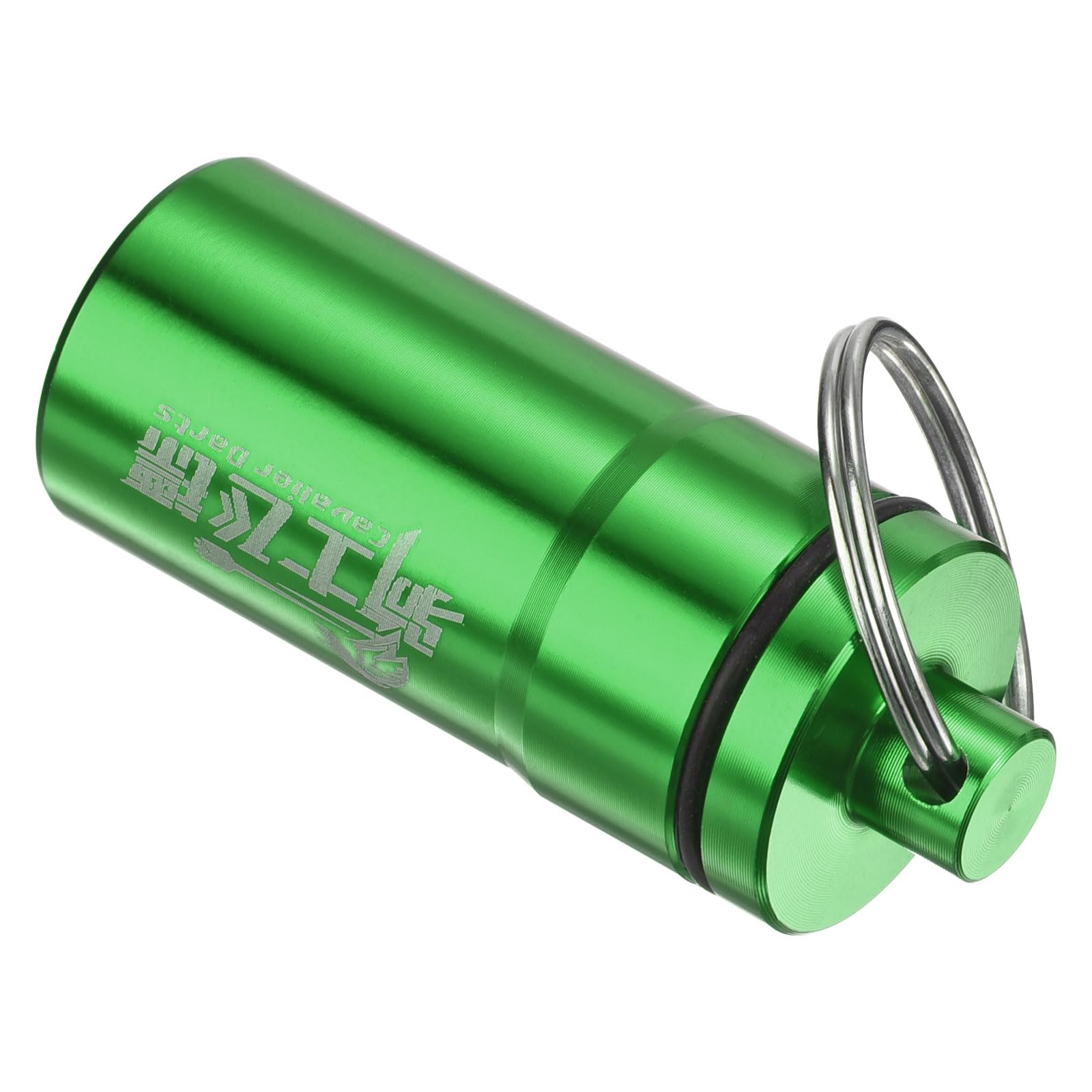 M METERXITY Dart Accessories Storage Box - Soft Tipped Aluminum Dart Organizer Box Holder Portable with Key Holder Apply to Dart Flight Protector, (O-Rings Green)