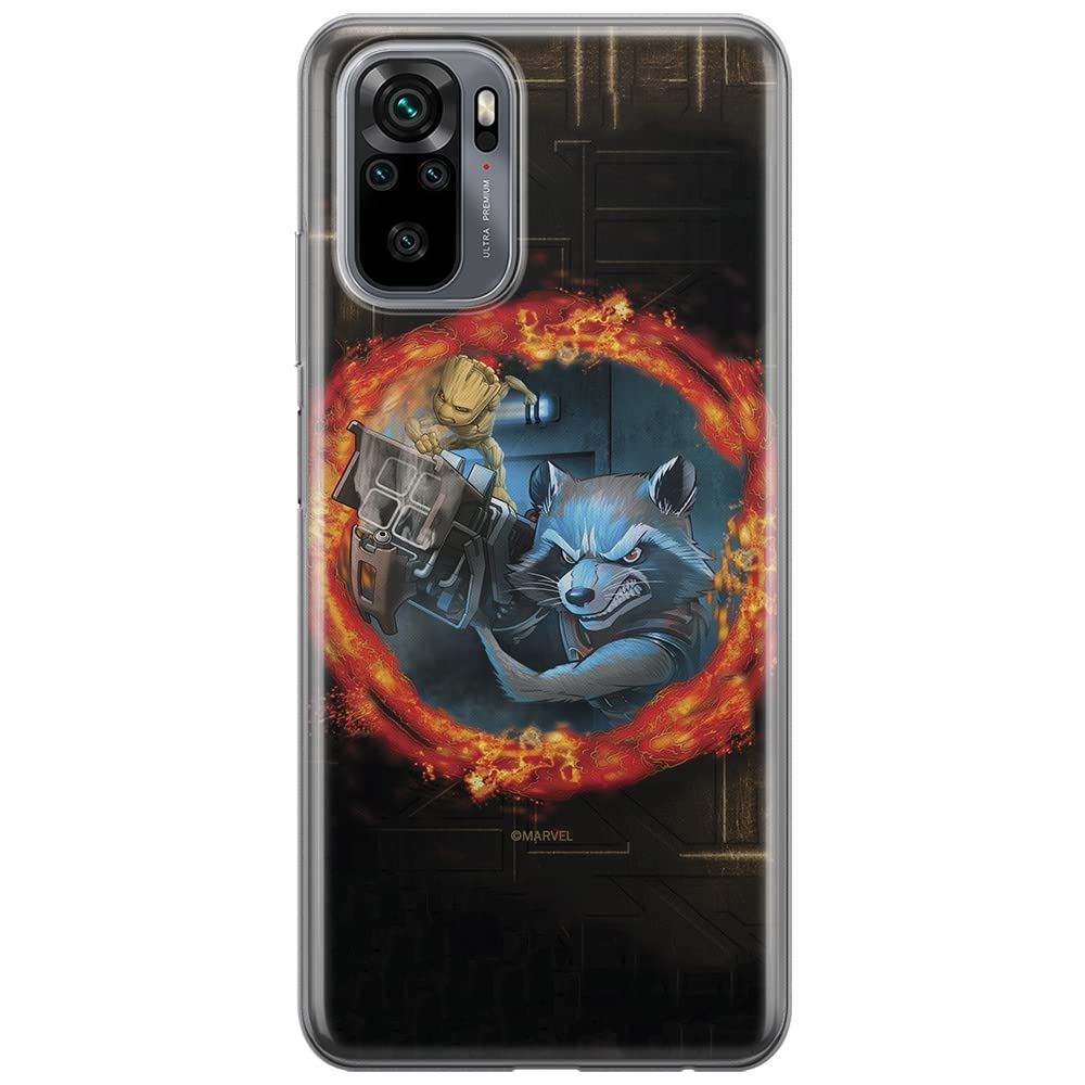 ERT GROUP mobile phone case for Xiaomi REDMI NOTE 10/ 10S original and officially Licensed Marvel pattern Guardians of the Galaxy 008 adapted to the shape of the mobile phone, case made of TPU