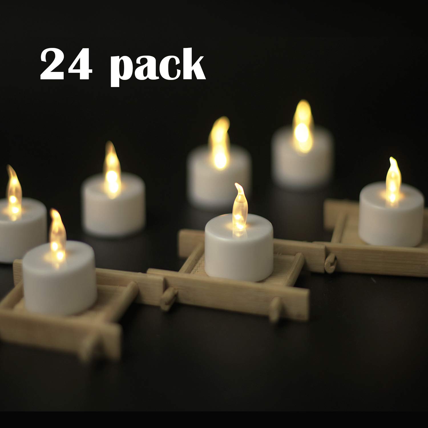 Juego De 3 Velas LED De Plástico Con Temporizador, Aptas Para Su Uso En Exteriores