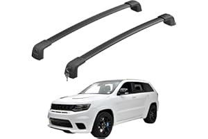 HmmtyRack Roof Rack Cross Bars Compatible with Jeep Grand Cherokee Altitude & SRT & Trackhawk 2011-2022 with Roof Black Moldings, Aluminum Car Roof Rails Crossbar with Lock for Roof Cargo Carrier Bike