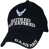 U.S. Air Force Retired Not Expired Baseball Cap. Navy Blue