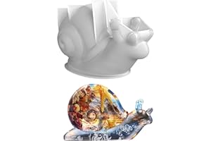 Big Snail Mold for Making Soap Plaster Ornaments Home Decor, Epoxy Resin Casting Silicone Mold Snail Mold Molds for Making Mo