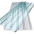 KDDEON Clear Roof Sheet,Fiberglass Daylighting Panels,2mm FRP Daylighting Plate,Corrugated Roofing Sheet,Roofing Panel for Storage Shed Garage Canopy Greenhouse Replacing (35x79in,4 PCS)