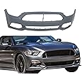 LABLT Front Bumper Cover Primed Replacement for Mustang 2015 2016 2017 Except Shelby Model without Parking Aid Sensor Holes FR3Z17D957AAPTM FO1000704