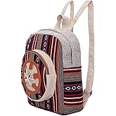 CRAFTSMAN HAVEN Hemp Backpack – Eco Friendly Reusable Natural Fiber Backpack, Durable Cloth Travel Bag for School, College, Work, Hiking & Everyday Use