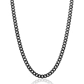 Invicta Jewelry Men's Curb Chain Stainless Steel Necklace (6mm-11.5mm) - 24"