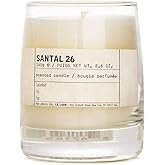 LE LABO Santal 26 Scented Candle 245 Grams 8.6 Ounce Glass jar Boxed Made in USA, Cream