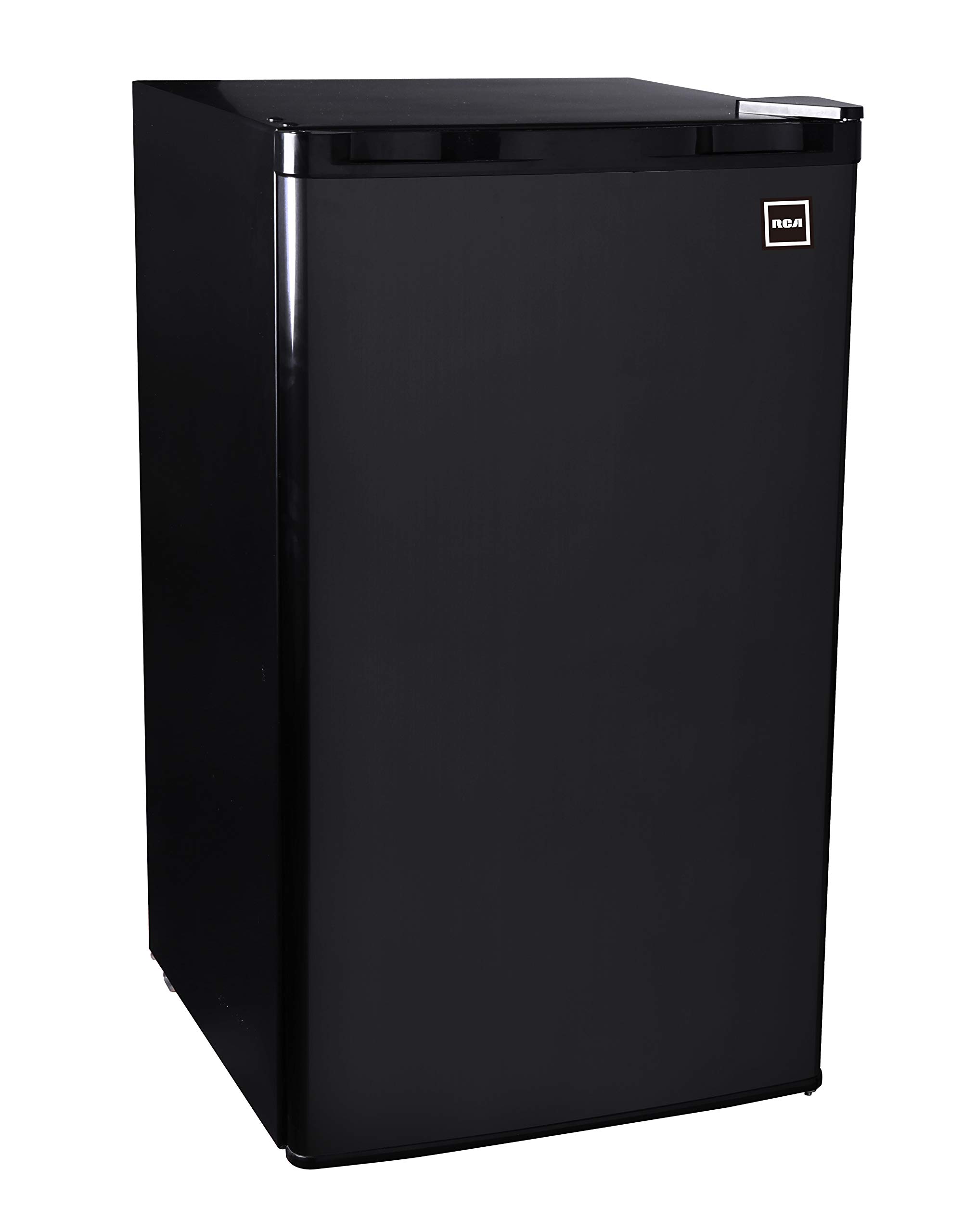 ARCTIC CHEF ACFR335, 3.2 Cu Ft Compact Design Mini Fridge with Freezer, Stainless, Black SS