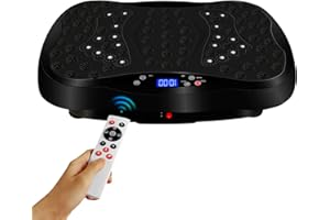 Vibration Plate Exercise Machine with Remote Control, Vibration Platform, Whole Body Workout Machine, Fitness Machine, Foots 
