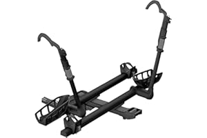 Hitch Mount Bike Rack – 2-Bike Capacity, E-Bike Compatible, Tilts for Trunk Access, Fully Locking, Fits 2" & 1.25" Receivers,