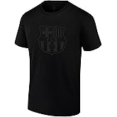 Icon Sports Officially Licensed Soccer Team Black Out Cotton T-Shirt - Unisex Adult