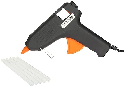 Spartan 40 Watt Glue Gun, PT40 with 5 Pieces Spartan Glue Stick of 8 Inch Size, White