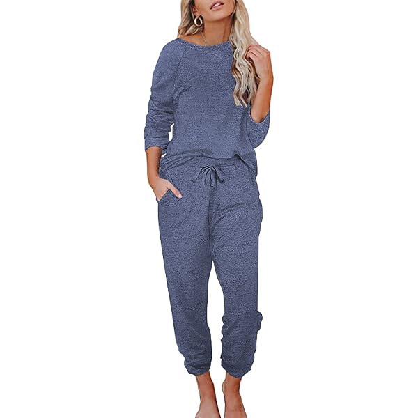 Normann Ladies Terry Stripe Pajama Set - Long Sleeve With Cuffs, Plus Sizes Available