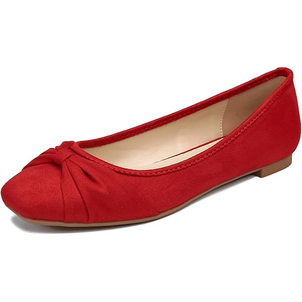 Amazon.com | Reqins Harmony Skin, Red, 5 AU | Flats