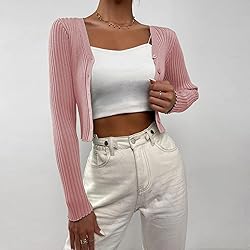 Cardigan for Women Lightweight Short Sleeve Sweater