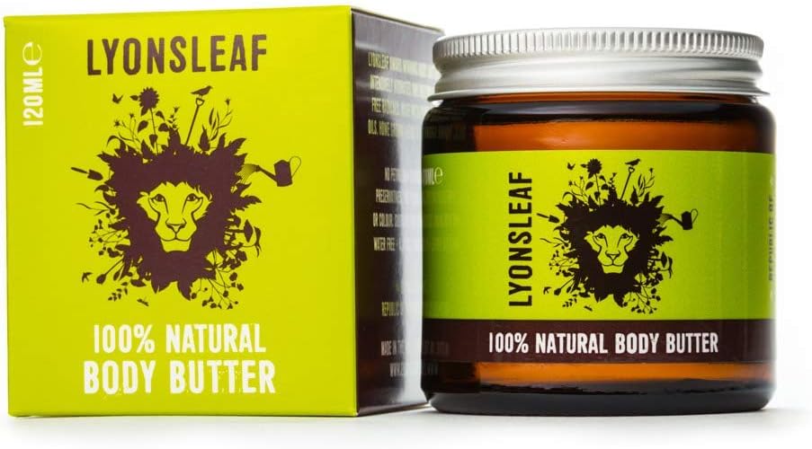 Lyonsleaf 100% Natural Body Butter with 95% Organic Tropical Oils for all over moisturising, 120 ml (Pack of 1) - Image 3