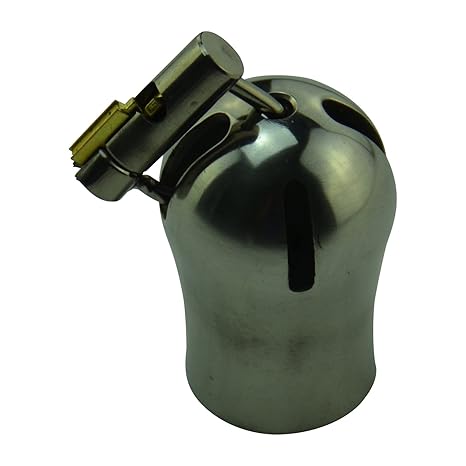 BDSM Erotik Intimschmuck Eichel Krone mit PA Schloss aus Titan