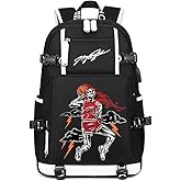 Txiujou Basketball Player 23 Student School Bag, Laptop Backpack, Ultra-Light Travel Bag, For Men And Women (Black1)