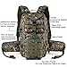 RUPUMPACK Military Tactical Assault Backpack with USA Flag Patch, Hydration Backpack, 33L (Jungle Camouflage)