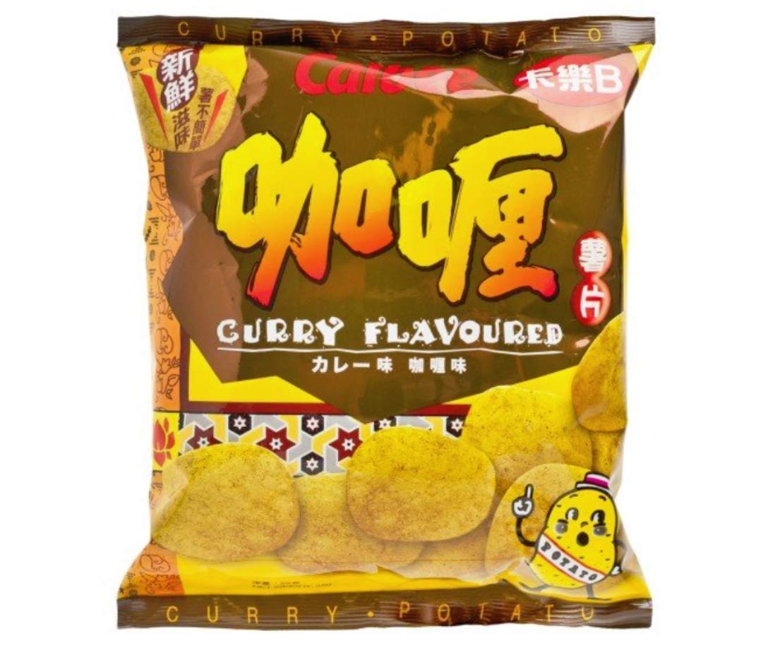 Calbee Curry Flavoured Chips (55gm) x 6packs Buy Online in India at