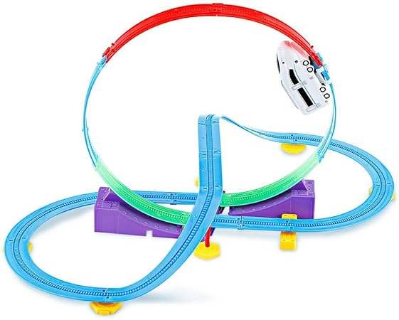 Amazon トラックレーサー車レール360度回転ループbattery Powered Diy Toyセットfor Children Kids メイキングトイ おもちゃ