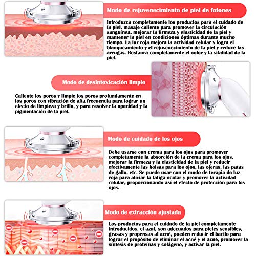 Strumento portatile di bellezza del viso per il sollevamento del viso, la rimozione delle rughe, la cura della pelle, la promozione efficace della crema e l\'assorbimento