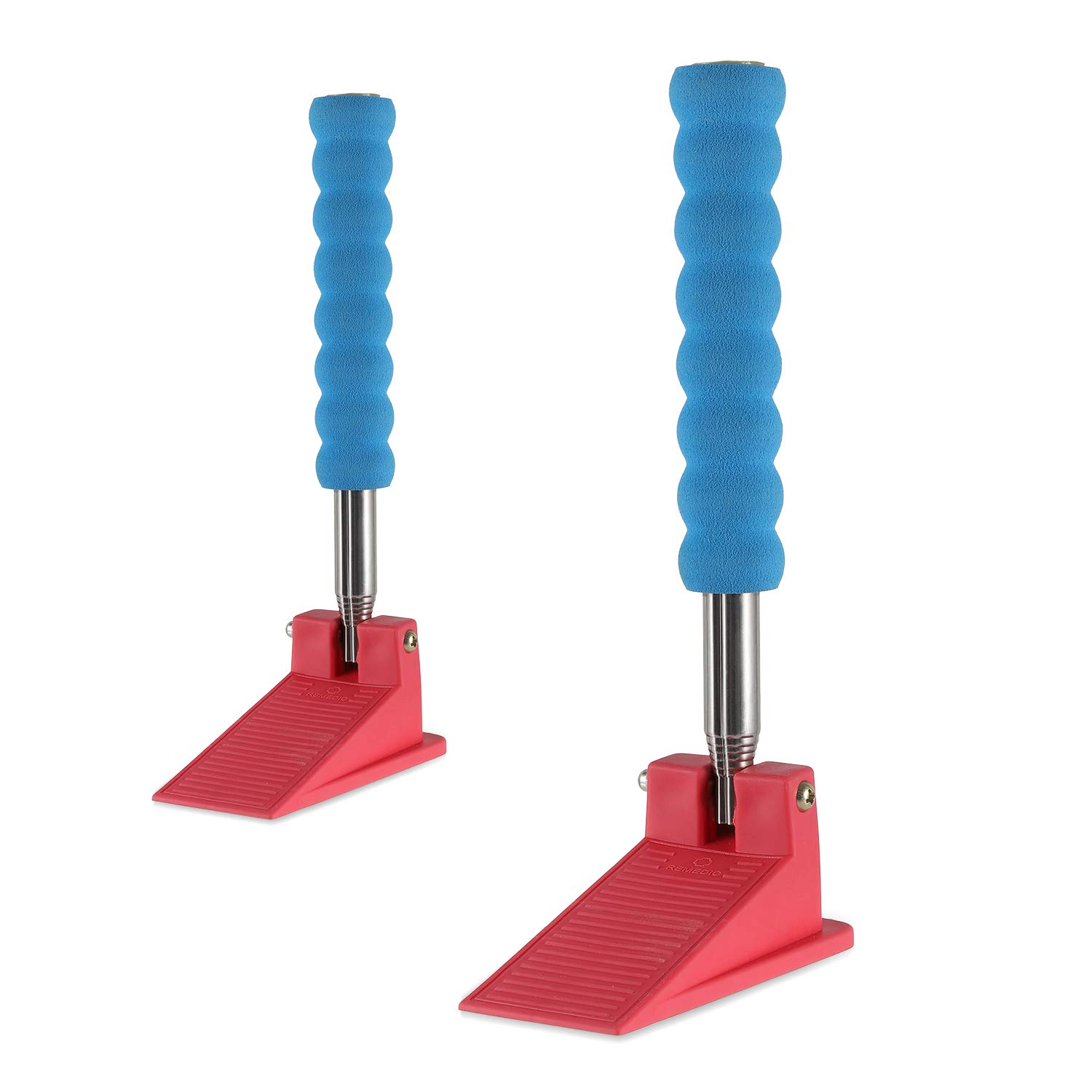 Photo 1 of Long Handle Door Stopper Wedge - Set of 2 - Heavy-Duty, Adjustable, Non-Slip Rubber Wedge, Extendable Handle for Seniors, Arthritis-Friendly, Fall Prevention, All Floors, Stops Drafts, No-Bend Design