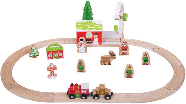 bigjigs wooden train set