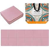 brokensnatch Foldable Yoga Mat 72" L x 24" W x 0.24 Inch，Travel Yoga Mat with Stretch Strap, Non-Slip Folding Yoga Mats for Home/Gym，Pilates Mat/Non Slip Yoga Mat for Fitness