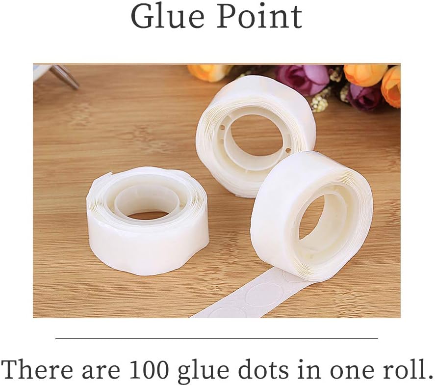 Andiker - 6 Rolls Balloon Arch Tape, Double Hole Tape for Birthday Party Wedding, Christmas, White, Large - Image 3