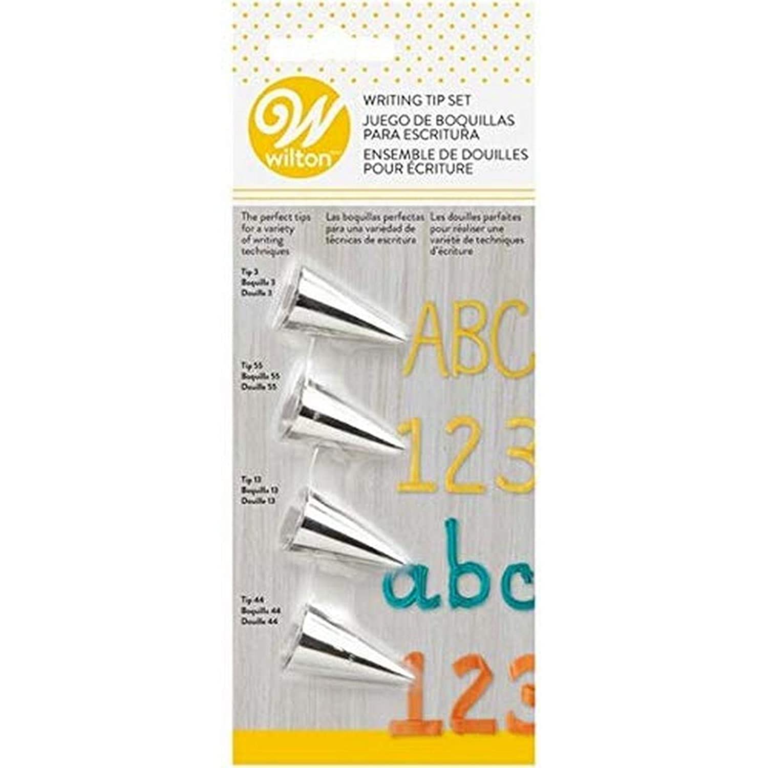 Wilton Four-Piece Writing Tip Set