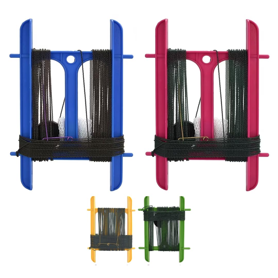 2 Crab Hand Line Reels – 11m (36') Rope, Booms, Weight & Bait Bag for Fishing & Crabbing – Safe & Fun for Adults, Kids & Family – Catch Fish, Prawns & Crayfish (2pk Crab Lines)